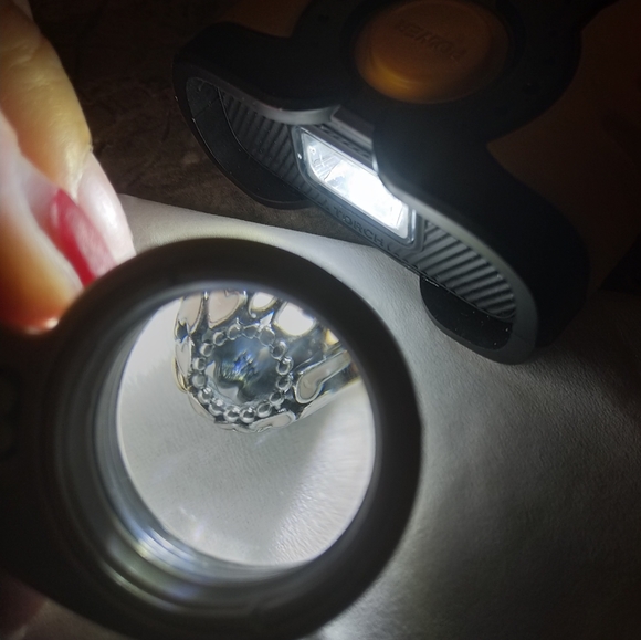 Pandora pink enamel 14k gold charm - Picture 6 of 8